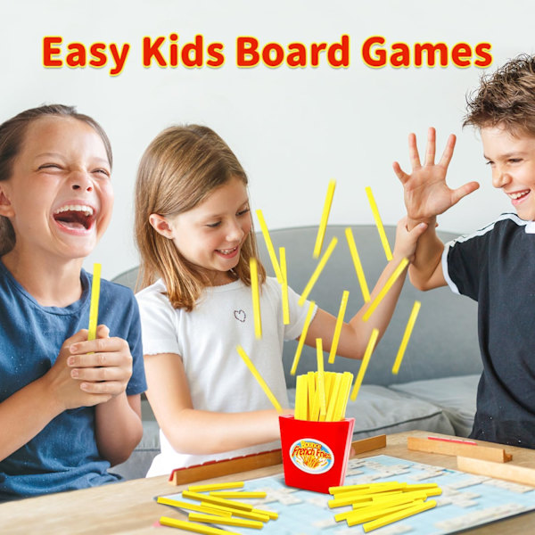 Pop Up Pommes Frites, Pop Up Spel Party Spel, Klassiskt Barns Action Brädspel, Familj och Förskola Barns Spel