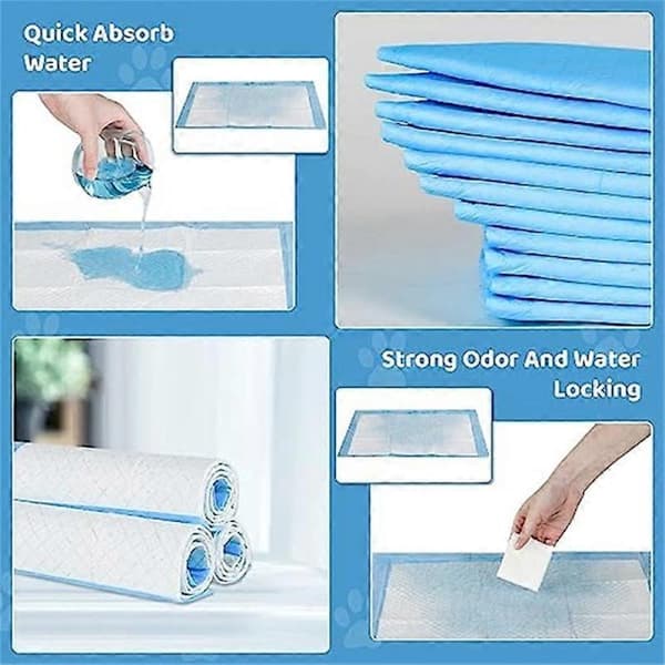 Disposable Puppy Training Pads 100-pack Pee Pads for Dogs, Cats, Rabbits