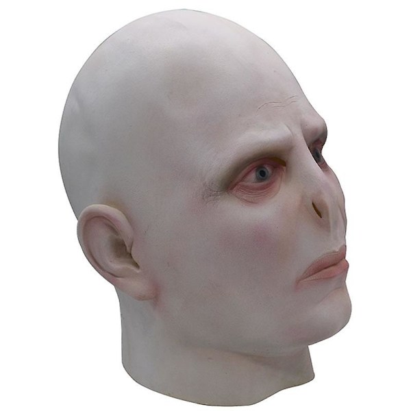 Halloween Harry Potter Lord Voldemort Cosplay Latex Hodemaske Karneval Party Horror Skallede Ansiktsdeksel Hodeplagg Rekvisitter