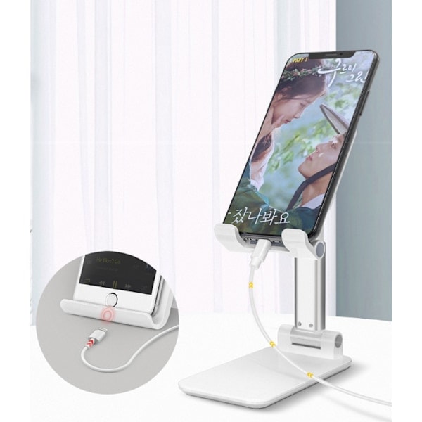 Mobiltelefonholder Justerbar tablet holder til hjem og kontor