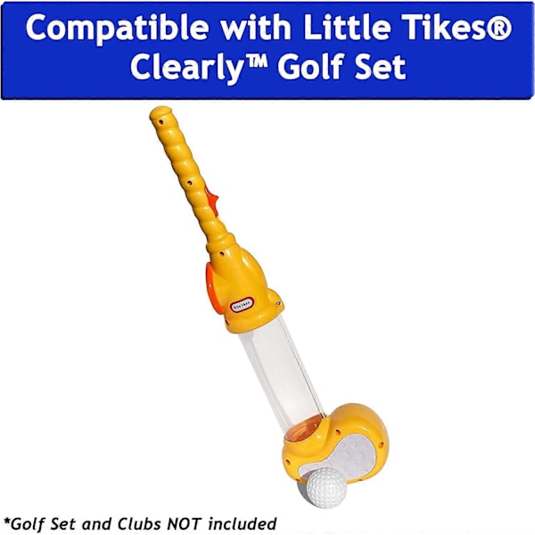 Ersättningsgolfbollar för småbarn och småbarn - För Little Tikes golfset - 6-pack | Överdimensionerade plastgolfbollar för nybörjare