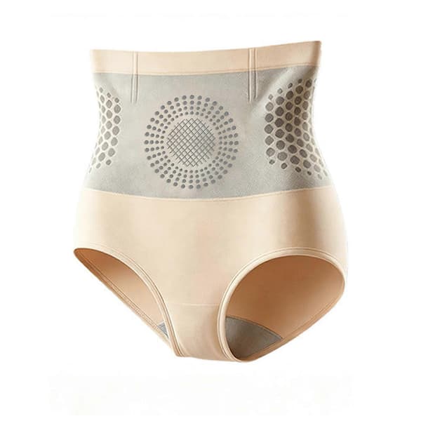 Højtaljet Shapewear – Bikube & Åndbart – til Kvinder & Træning Apricot S