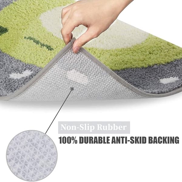 1 pc 40x60 cm bath mat, absorbent non-slip soft and skin-friendly