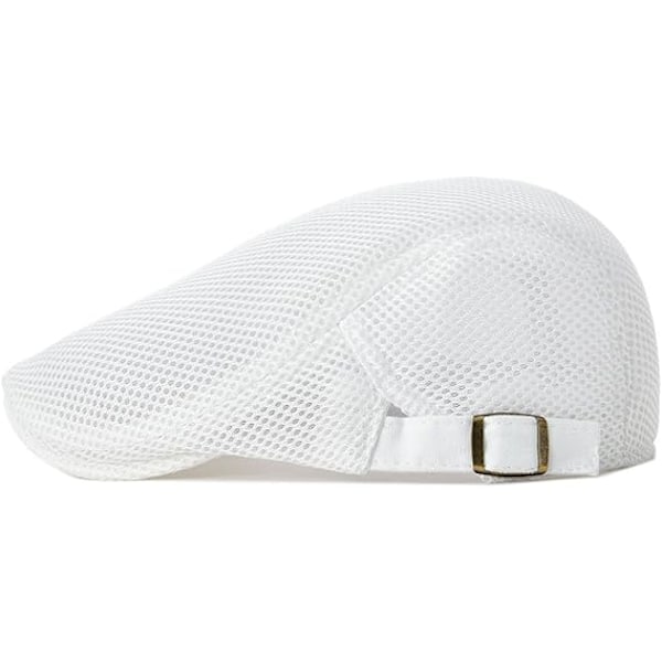 Newsboy Basker Ivy Keps Cabbie Platt Keps Justerbar Herr Andningsbar Mesh Sommarhatt