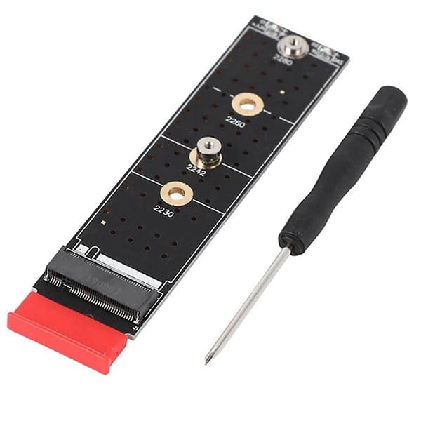 PCIe till M.2-adapter NVMe SSD M.2 PCIe X1 Riser PCI-e PCI Express M-Key-kontakt stöder 2230 2242