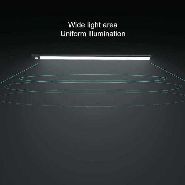 150LM LED Rörelsesensor Skåplampa Uppladdningsbart Batteri 30cm - Perfekt