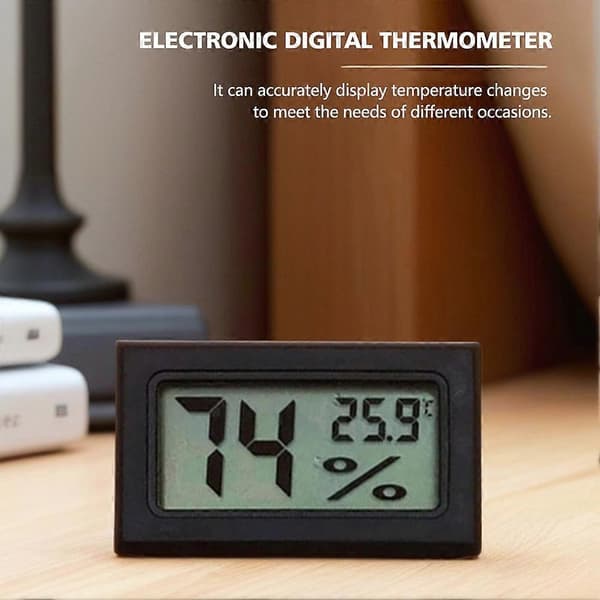 Elektronisk digitalt termometer 2 1,5V LR44 knappebatterier [R5G2] 1pcs Black