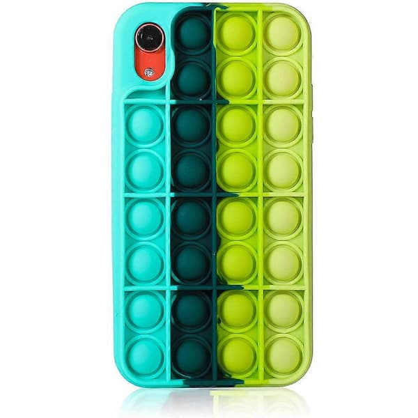 Compatible with iPhone XR, iPhone XS, iPhone 11 Case Silicone Case Design Cartoon Funny Cute Unique Protective Case Black- Gr Black- Green iPhone XR