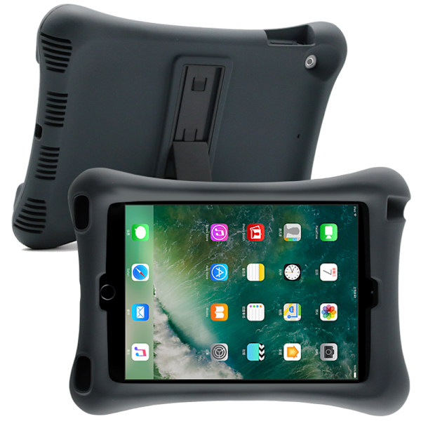 Silikonecover til børn til iPad 10.2 / Pro 10.5 / Air 3, sort