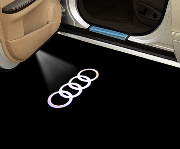 Audi A4 Velkomstlys 2-pakning Atmosfære Dørlaserprojeksjon[YJD]