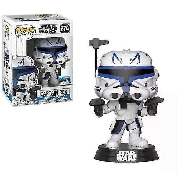 Funko POP Star Wars Kaptajn Rex 274# Vinylfigur Efterårskonvention Eksklusiv Comic Con Samling Begrænset Udgave Model Legetøj 274 B