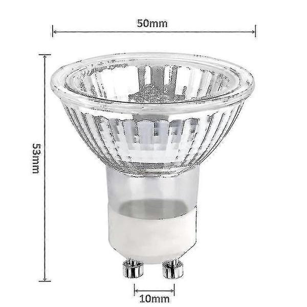 5 stk. GU10 35W Halogen Spotlight Pære Dæmpbar, Halogen Reflektorlamper