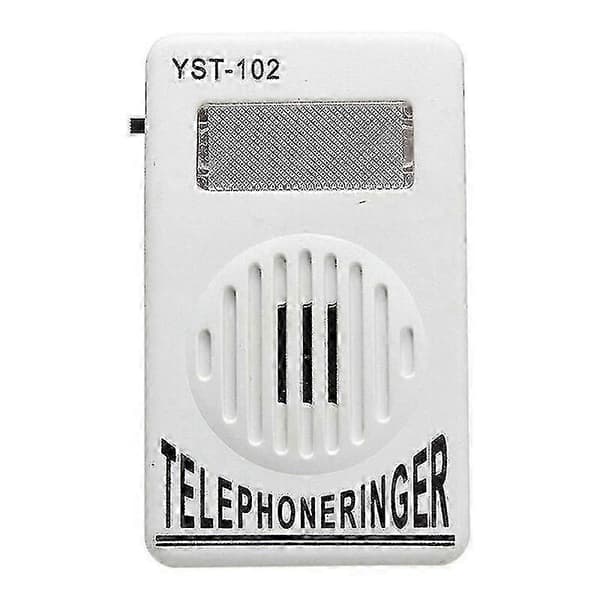 2025 Extra Högljudd Telefon Ringklocka Stroboskoplampa Blixtljus Ljudförstärkare