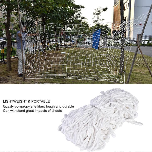 8 X 4ft Fodboldmålnet Fodbold Holdbart Netudstyr