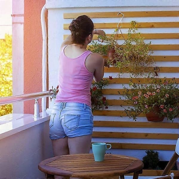 Hegn krog, planteophæng krog terrasse krog til ophængning af plantekasser fuglefoder blomst