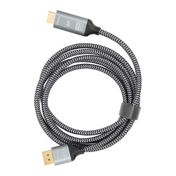 DisplayPort 1.4 till HD Multimedia Interface 2.1 adapterkabel 8K DisplayPort hane till HD Multimedia Interface hona kabel