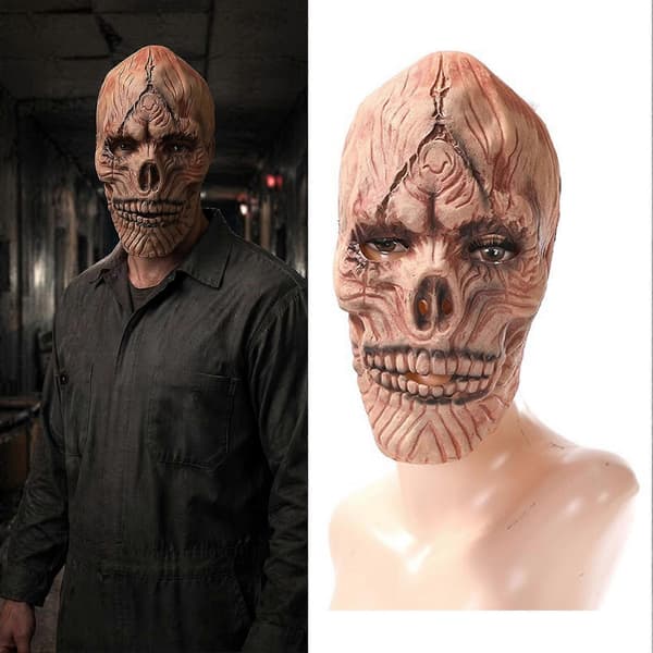 Läskig Latexmask – Helansiktsskräck – för Spökhus A