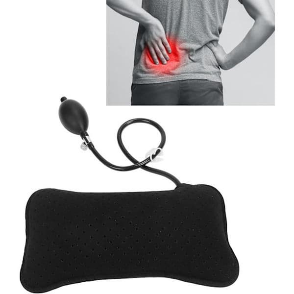 Inflatable Lumbar Support Pillow, Portable Lower Back Support Cushion, Breathable Airbag Sealing Sleeping Pillows