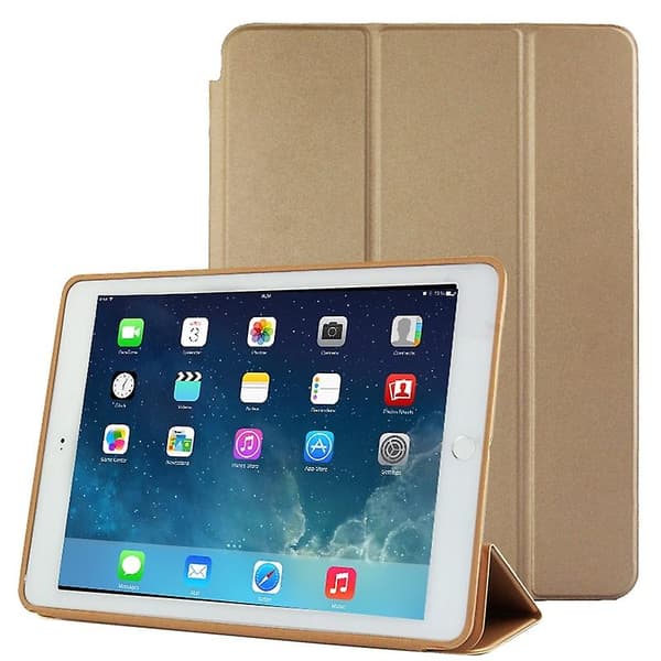 Lærveske for iPad Air 2 Gold