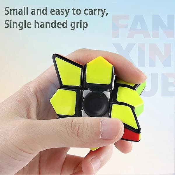Speed Professional Magic Cube Førsteordens Fidget Spinner Spesialformet Kube Glatt Rotasjon Dekompresjonskube Vent Dec Som visas