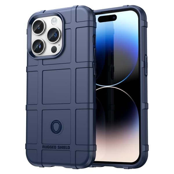 iPhone 15 Pro Max Cover Robust Blå 50