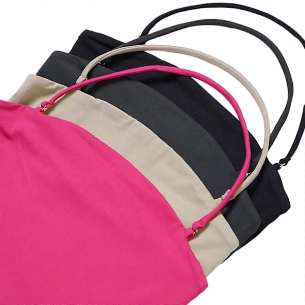 Halter-jumppapuku naisille 2 IN 1 korkeavyötäröiset levenevälahkeiset leggingsit pakaroita kohottavat joogahousut haalarit verryttelyasut rose Red L