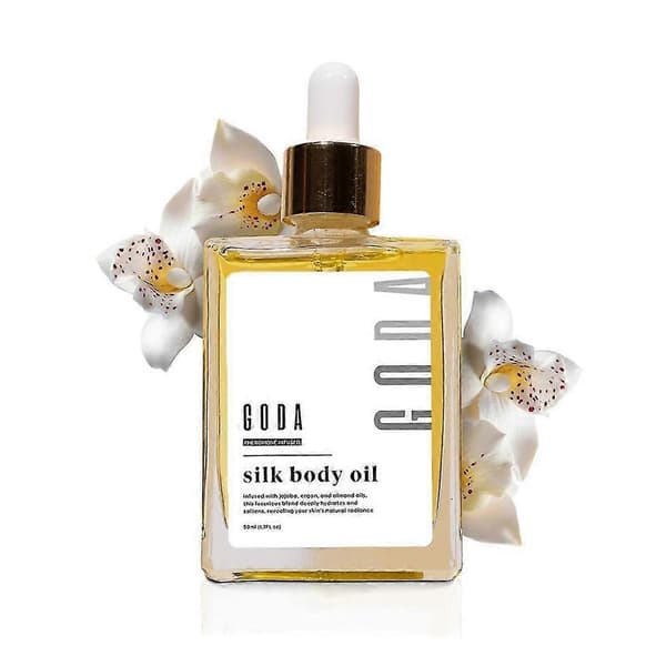 50 ml Goda Silk Kroppsolja Ljusar Upp Stramar Åt Återfuktar Djupt Minskar Fläckar