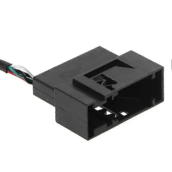 Auto RGB til AV ryggekameraadapter ryggekameradekoderboks for RCD510/RNS510/RNS315 Black