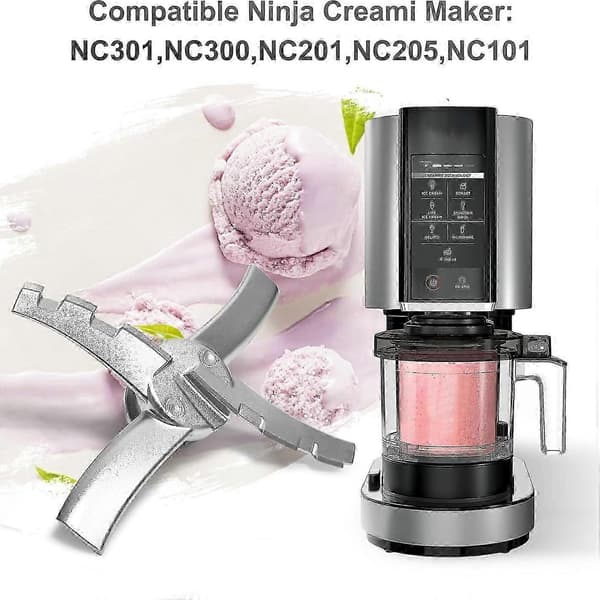 Ninja Creami NC300 Padleblad Erstatning Rustfritt Stål for NC301 Iskremmaskin