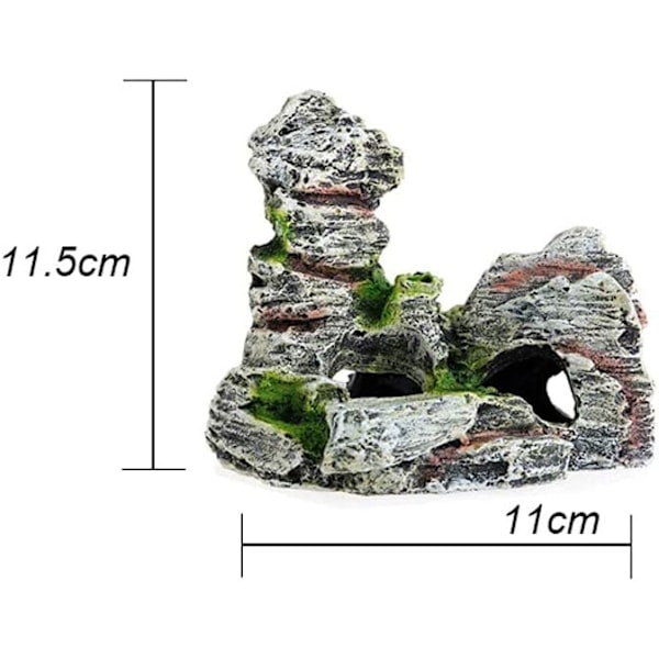 Akvariedekoration, fiskebådsakvarium ornament af polyresin