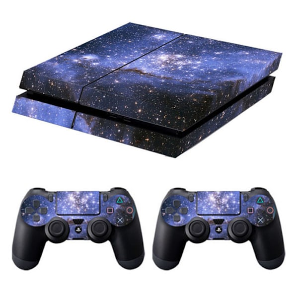 PS4-spillkontrollers konsollvert fullfargeklistremerker, stjernehimmel