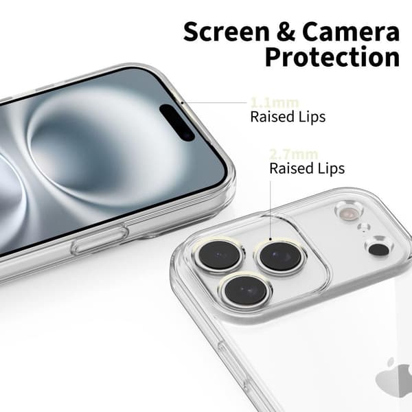 Tech-Protect iPhone 17 Pro Cover FlexAir Transparent 50