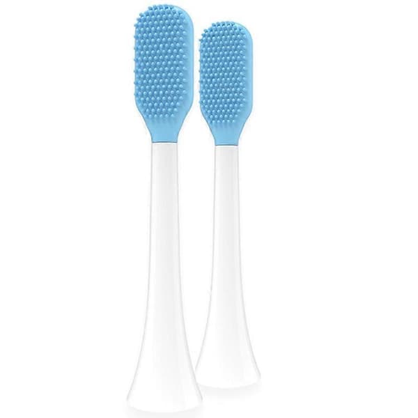 Tungskraphuvuden för U-formad eltandborste, 185 mjuka spetsar, Sonic Fresh Breath 2-pack
