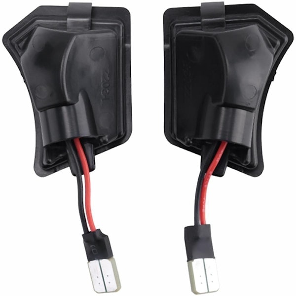 2 stk LED-lamper under sidespeil velkomstlys for C30 C70 S40 S60 S80 V40 V50 V70 XC70 XC90 31217838 [DB] Svart Hvitt Lys