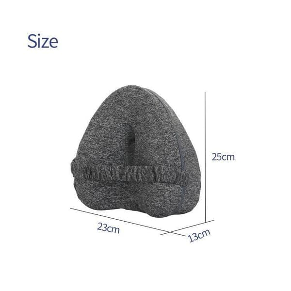 Ortopædisk ergonomisk benpude i memory foam Knæpude Grå