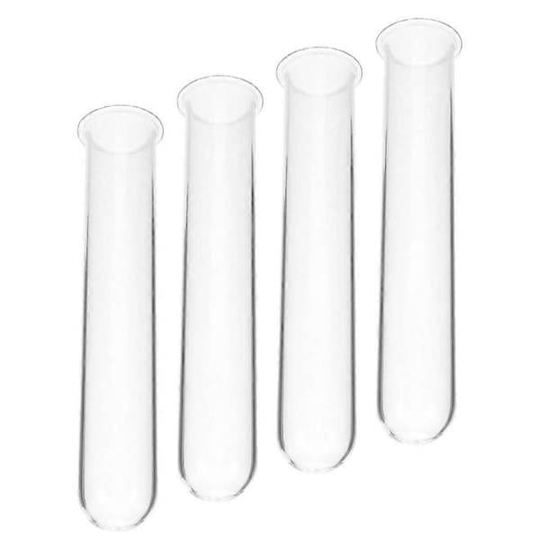 4 st Glas Provrör Förökning Planter Klar Förökningsrör Växt Terrarium Multi-Användning Glasrör