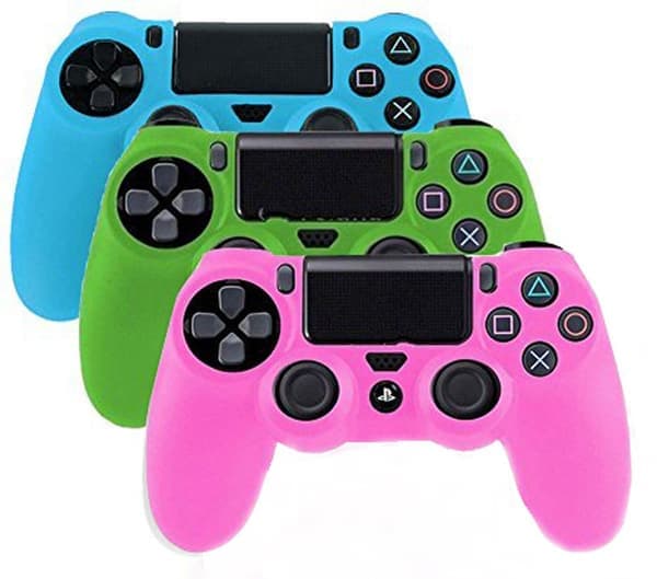3-pack Luminous PlayStation 4 Controller PlayStation 4 Game Controllers PS4 Controller Silicone Protective Case