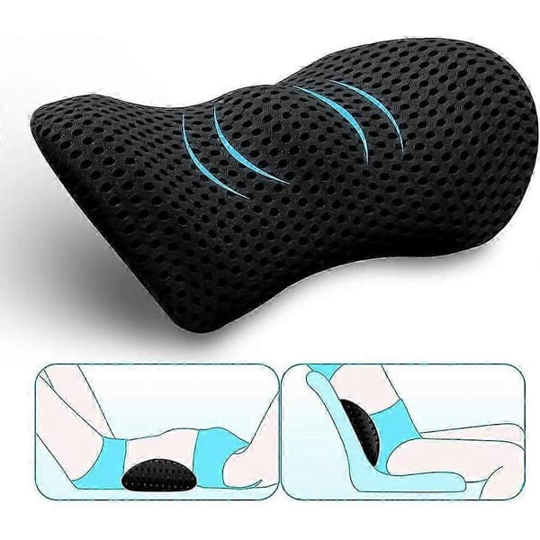 Neo Kudde för Lindring av Smärta i Nedre Ryggen med Memory Foam grey 1pc