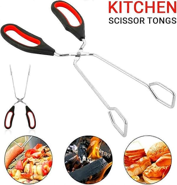 3 st matlagnings-tänger multifunktionella mattänger grilltänger koltänger brödtänger