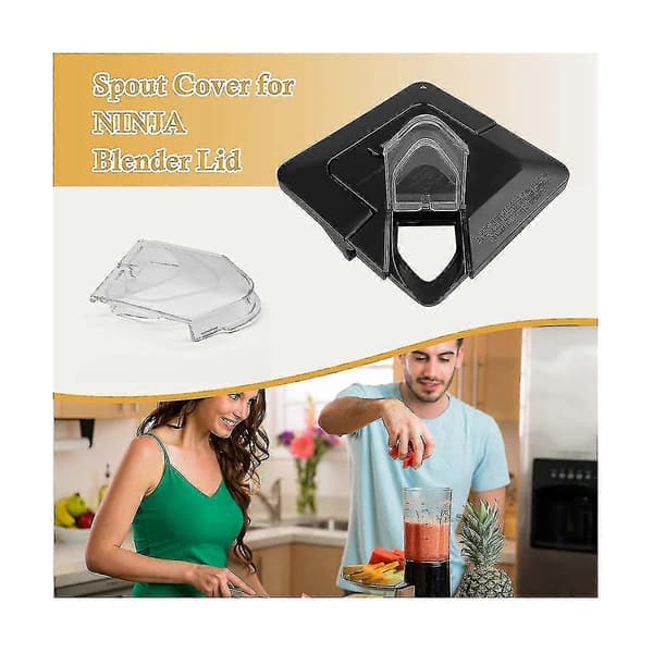 2 st piplock för Ninja Blender-lock, för Ninja Blender 72oz kannlock klaff piplock, genomskinligt