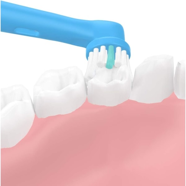 16 st Tandborsthuvuden för Barn Kompatibla med Oral B, Elektriska Tandborsthuvuden för Barn Kompatibla med Braun Ersättningshuvuden