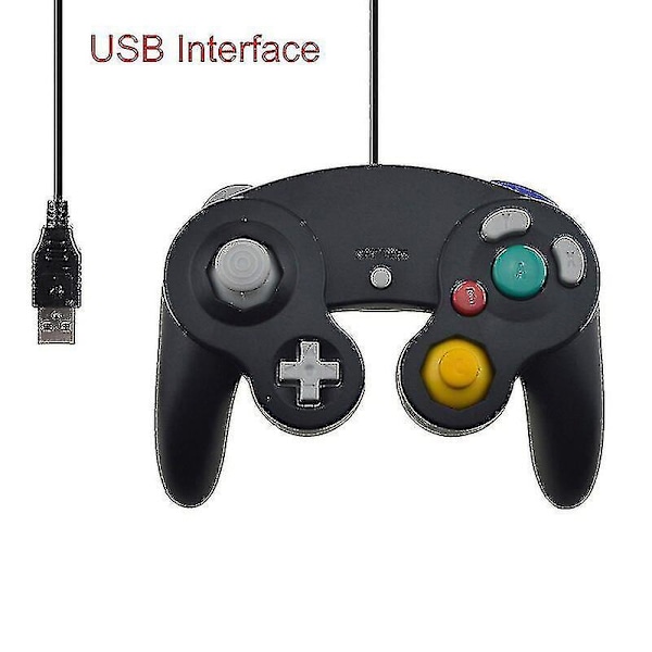 Gamecube-kontroll Usb Trådbunden Handhållen Joystick För Nintend För Ngc Gc Kontroll För Mac Dator Pc Spelkontroll