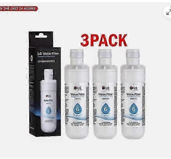 3-PACK LG-LT1000P ADQ747935 Kylskåpsvattenfilter Ersättning UKp