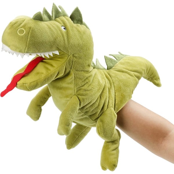 Pehmodinosaurus Käsikukke T-Rex avattavalla liikkuvalla suulla