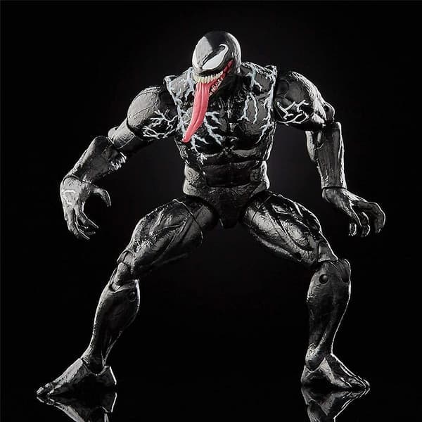 Marvel Venom Action Figure, Movable Joints Toy Figures Venom Collector Model With Replaceable Accessories Gift For Fans