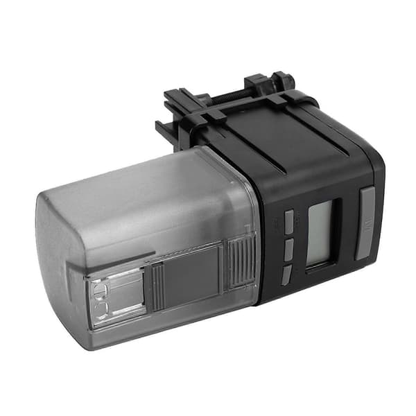 Mini automatisk digital LCD-foderautomat för akvarium