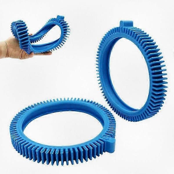 2 st Blå Framdäcksersättningskit för Hayward Phoenix Pool Cleaner, Kompatibel med Pool Dammsugartillbehör
