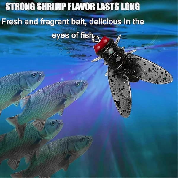 Bioniskt flugfiskebete (20 st) - 2024 Nya öringjiggar Swimbaits Medium