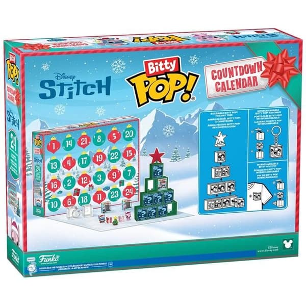 Funko Bitty POP Disney Stitch Adventskalender mångfärgad