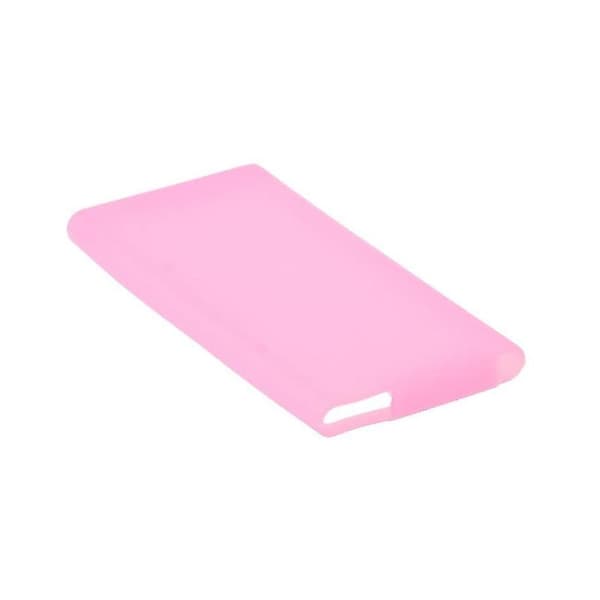 Blødt silikone bagcover hudbeskyttelse til Apple iPod Nano 7 (sort)